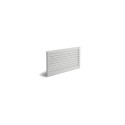 GRILLE A LAMELLES DECOMPRESSION/VENTILATION 35X20cm BLANC DEVAUX