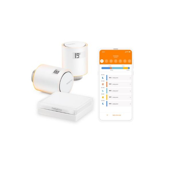 STARTER PACK TETES THERMOSTATIQUES INTELLIGENTES NETATMO